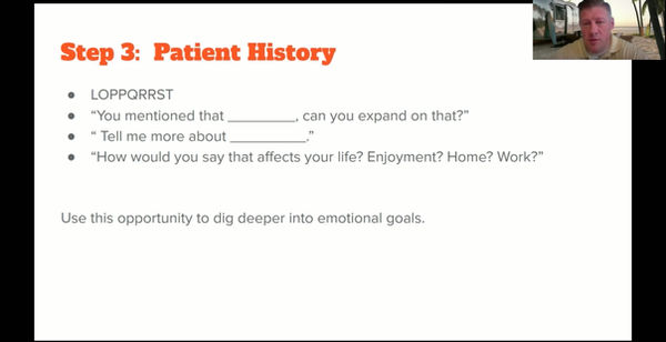 New Patient: 10 Steps Part A